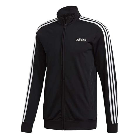 adidas e3s tt tric zwart|adidas essentials 3s tricot track jacket .